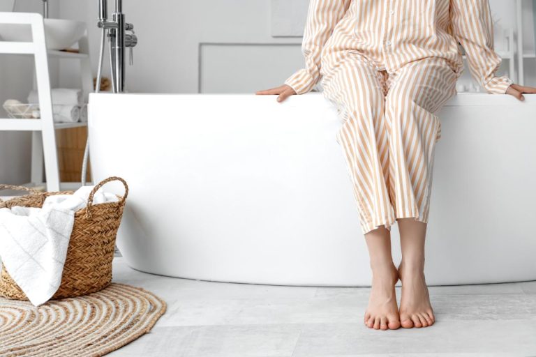 salle bain chauffant
